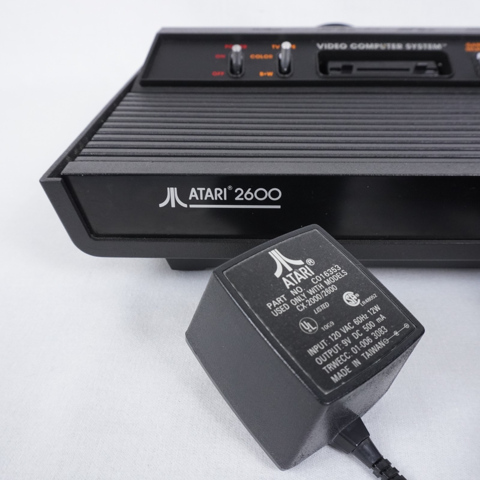 Atari 2600 Darth Vader Console With Joystick & Power Cable Tested & Working