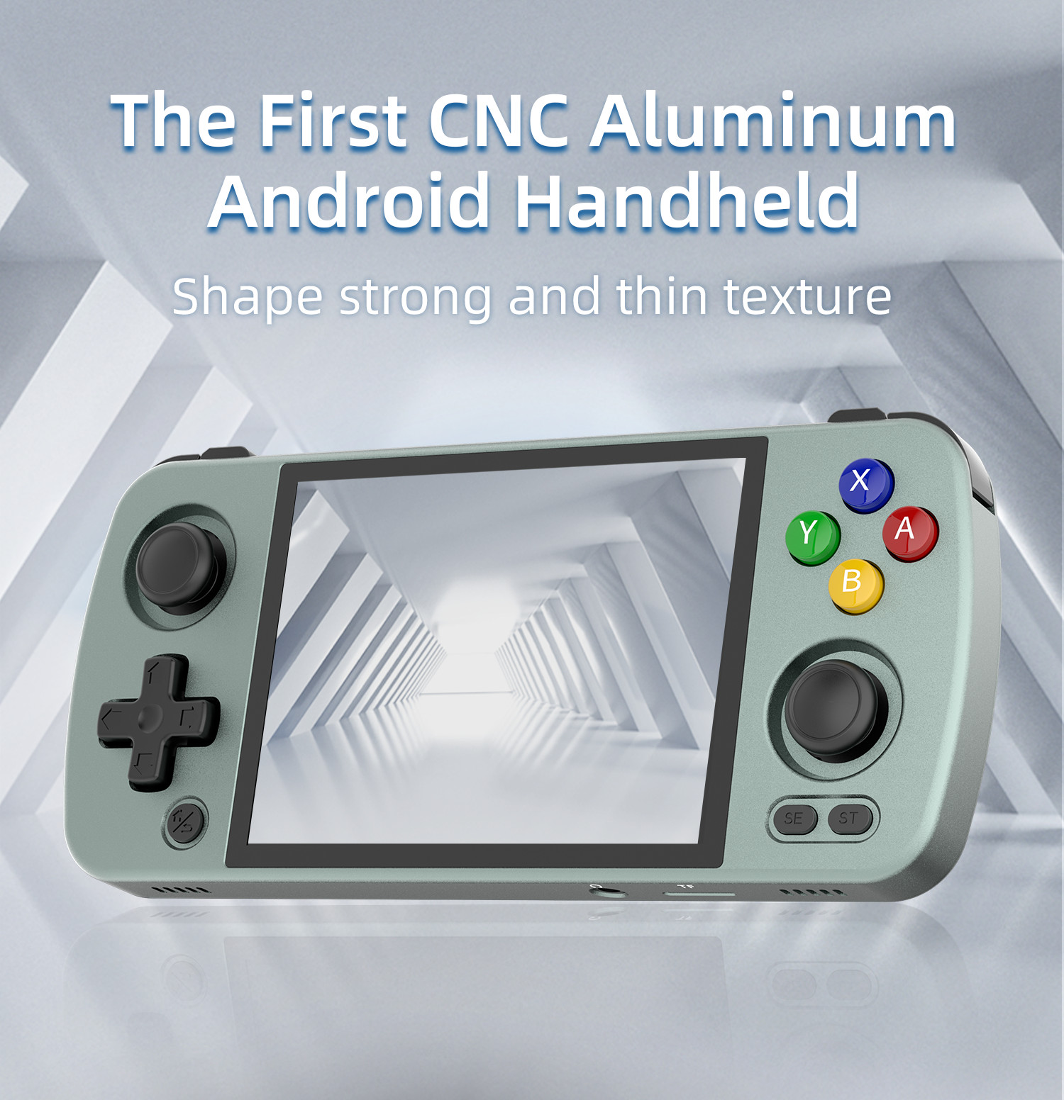 ANBERNIC RG405M Retro Handheld Game Console Metal Case 128G Android 12