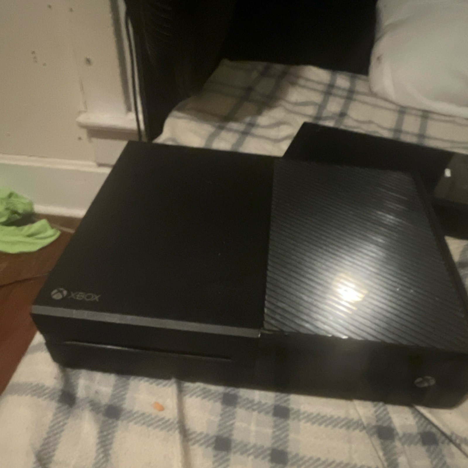 Microsoft Xbox One Black Home Console HDMI USB-A Ethernet Video Game Platform