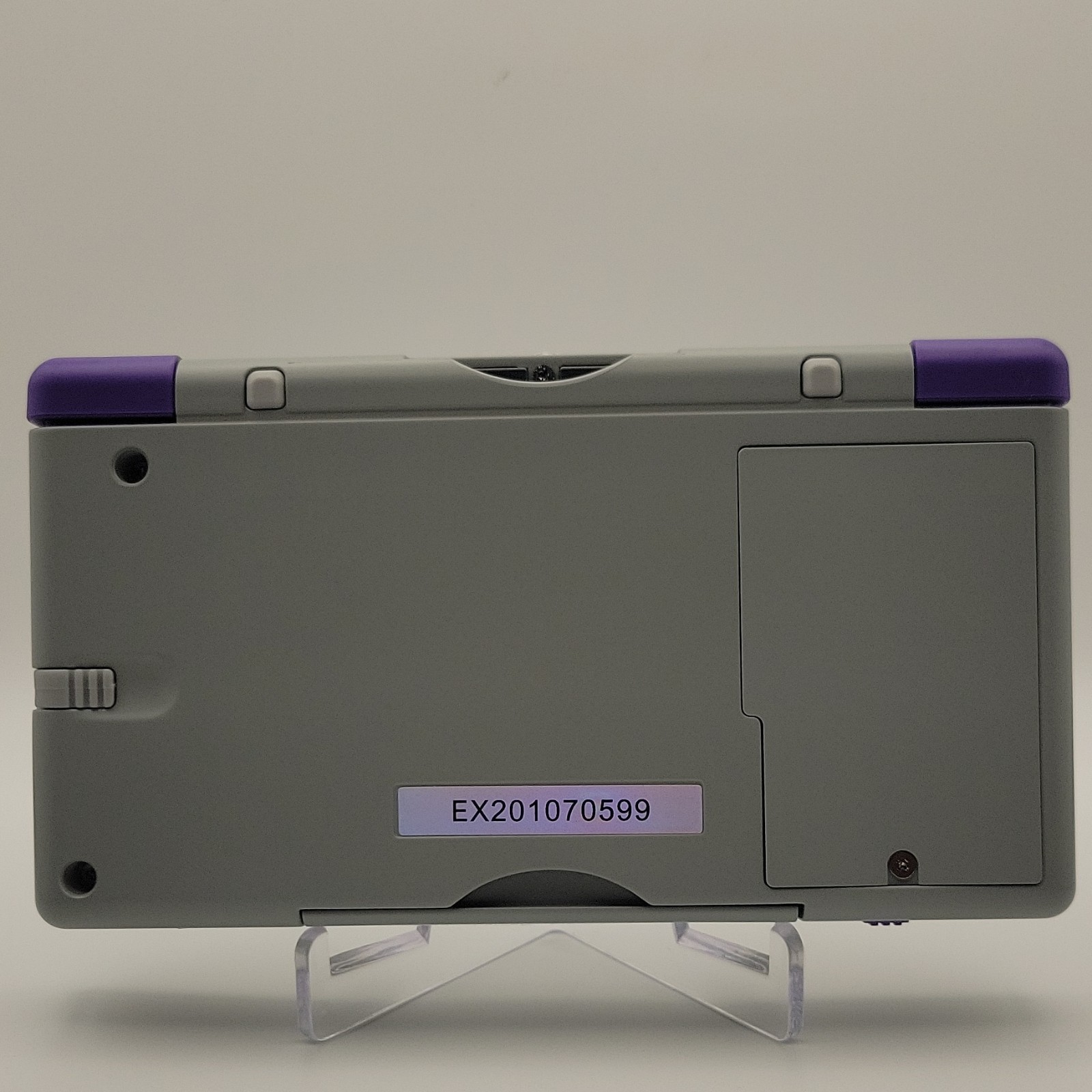 Nintendo DS Lite Super Gray Purple Handheld System Dual Screen RESHELL