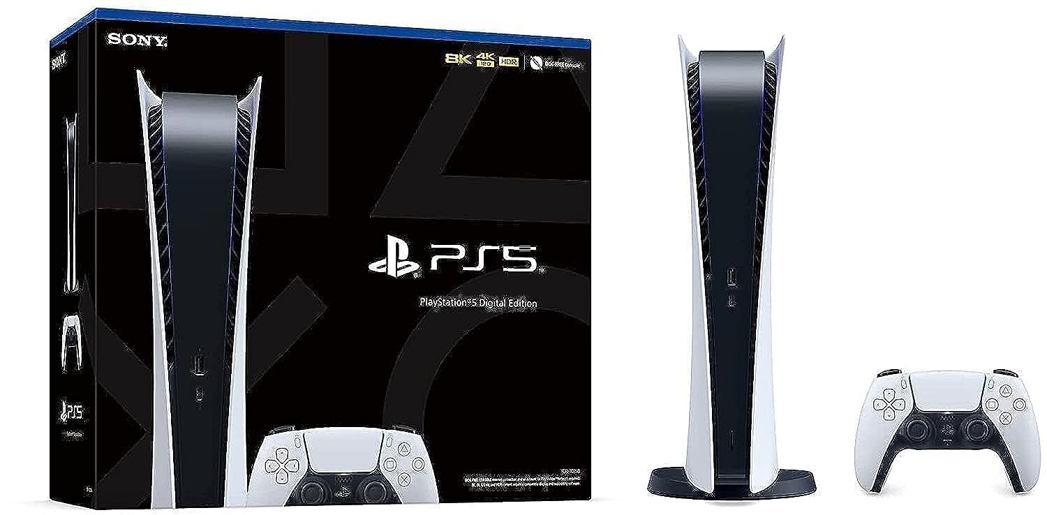 Sony PS5 Digital Edition Console – White