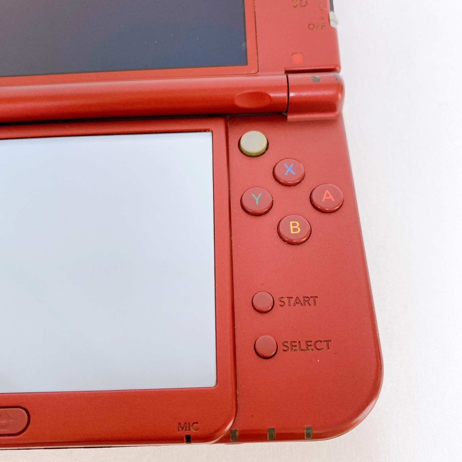 【Dual IPS】New Nintendo 3DS LL XL Metallic Red Console Stylus Japan Tested Rank A