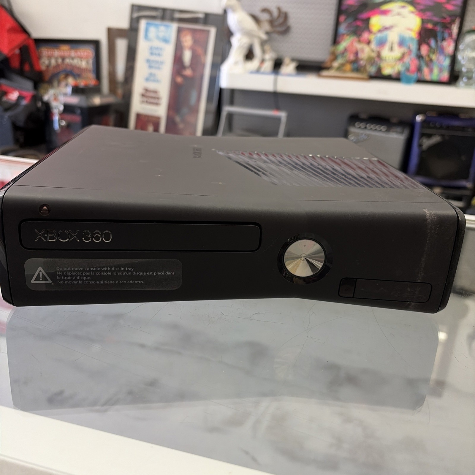 Xbox 360 S 250GB Model 1439 Black Console System Bundle 5 Games