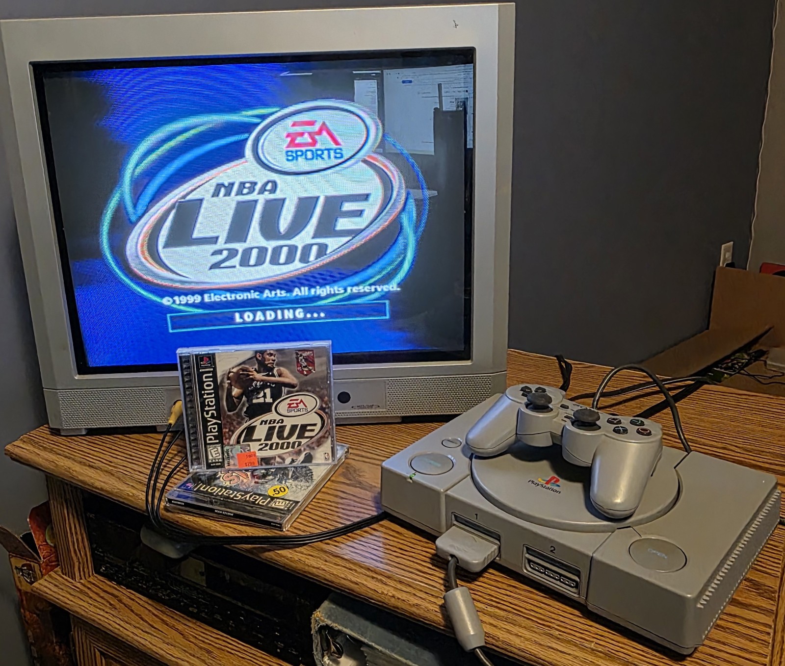 Sony PlayStation 1 (SCPH-9001) Video Game Console Bundle – Tested, Working