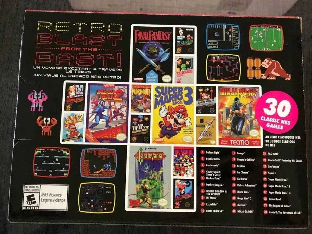 AUTHENTIC NES Classic Edition Mini Console 30 Game Family Bonding Gift Brand New