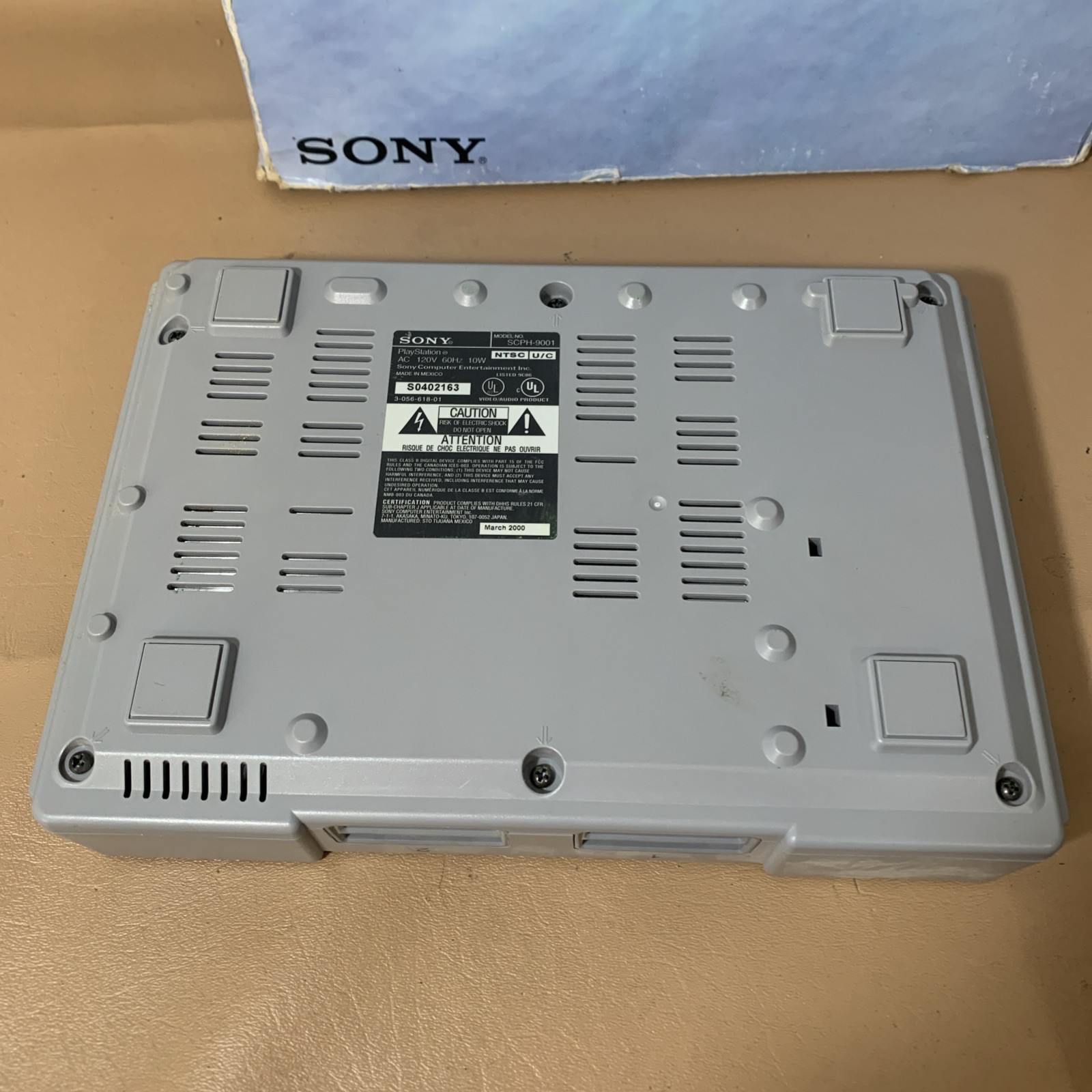 Sony PlayStation 1 PS1 Console Bundle SCPH-9001 CIB Tested Working Original Box