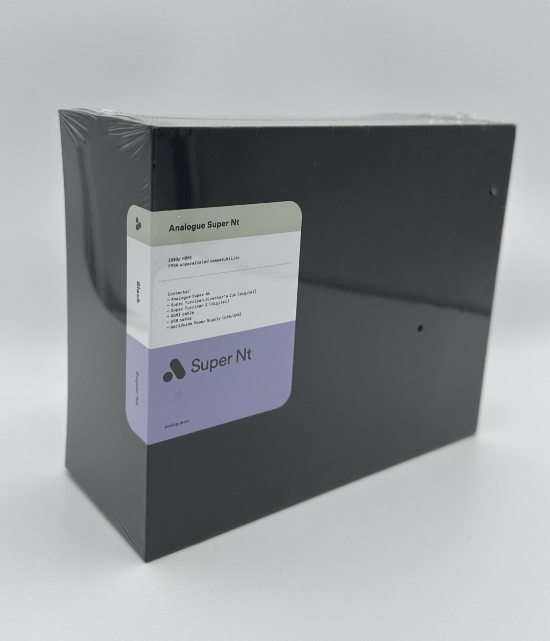 Analogue Super NT CLASSIC Black FPGA Console – New, Sealed, Unopened