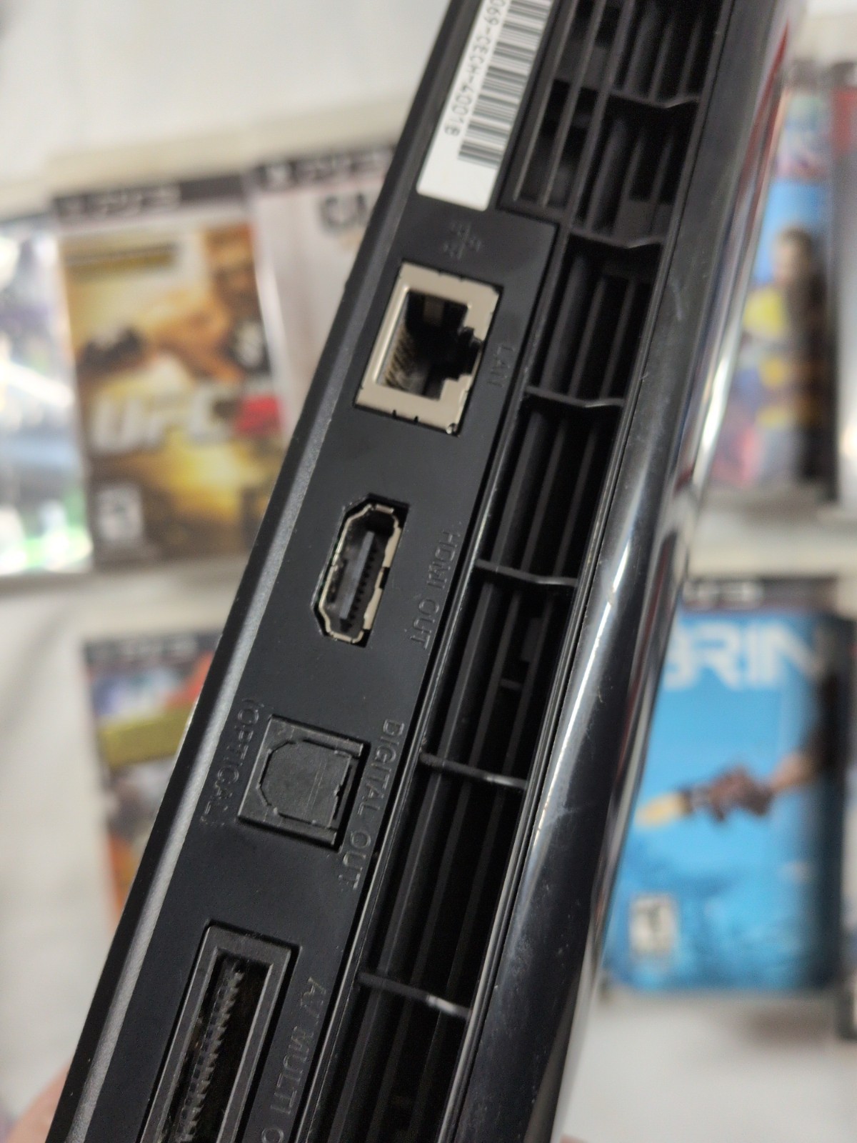 Sony PlayStation 3 250GB PS3 Super Slim CECH-4001B Black Tested 11 Games Bundle