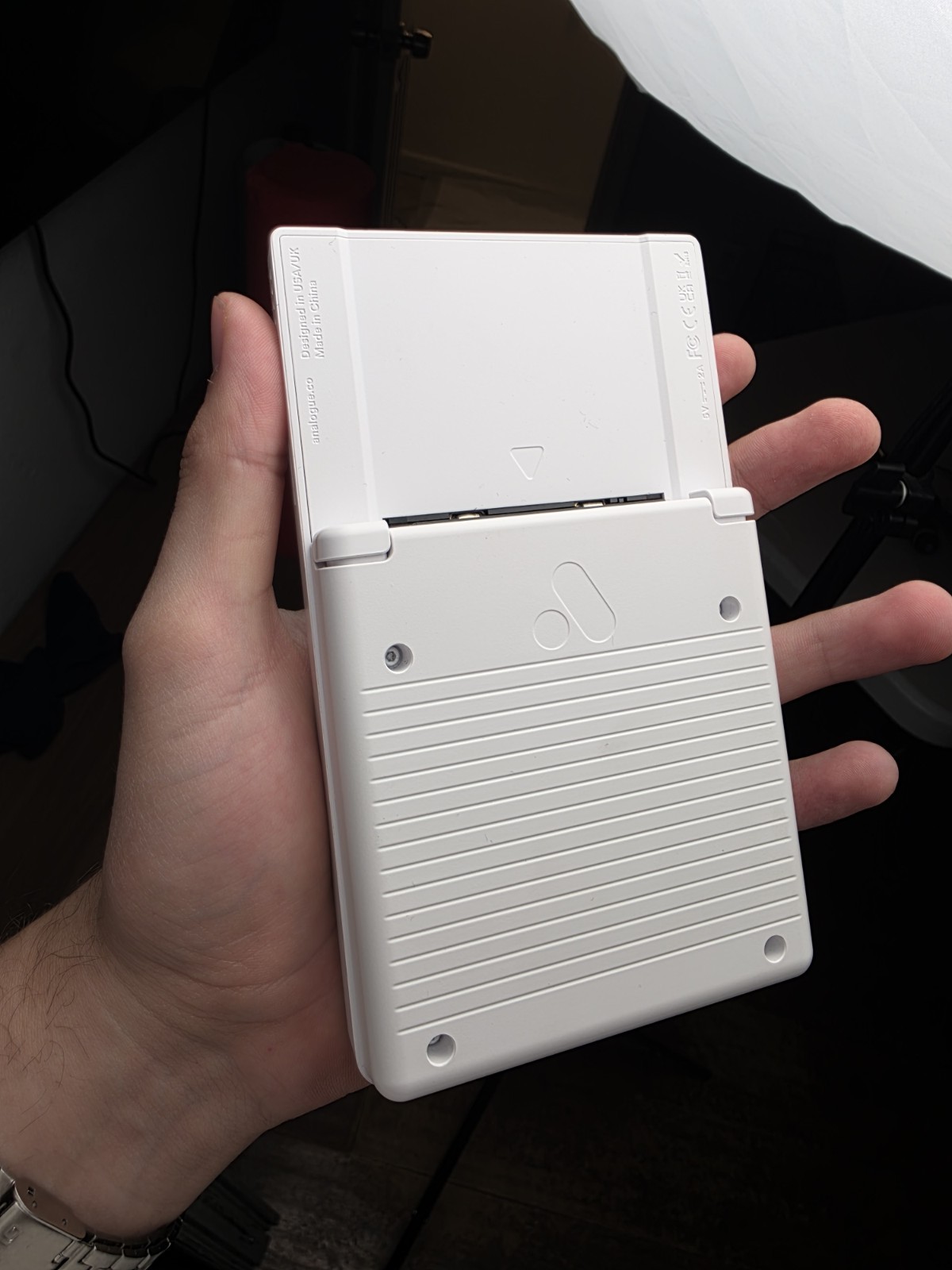 Analogue Pocket Handheld Console [white] – [Mint] Mystery Game Included !