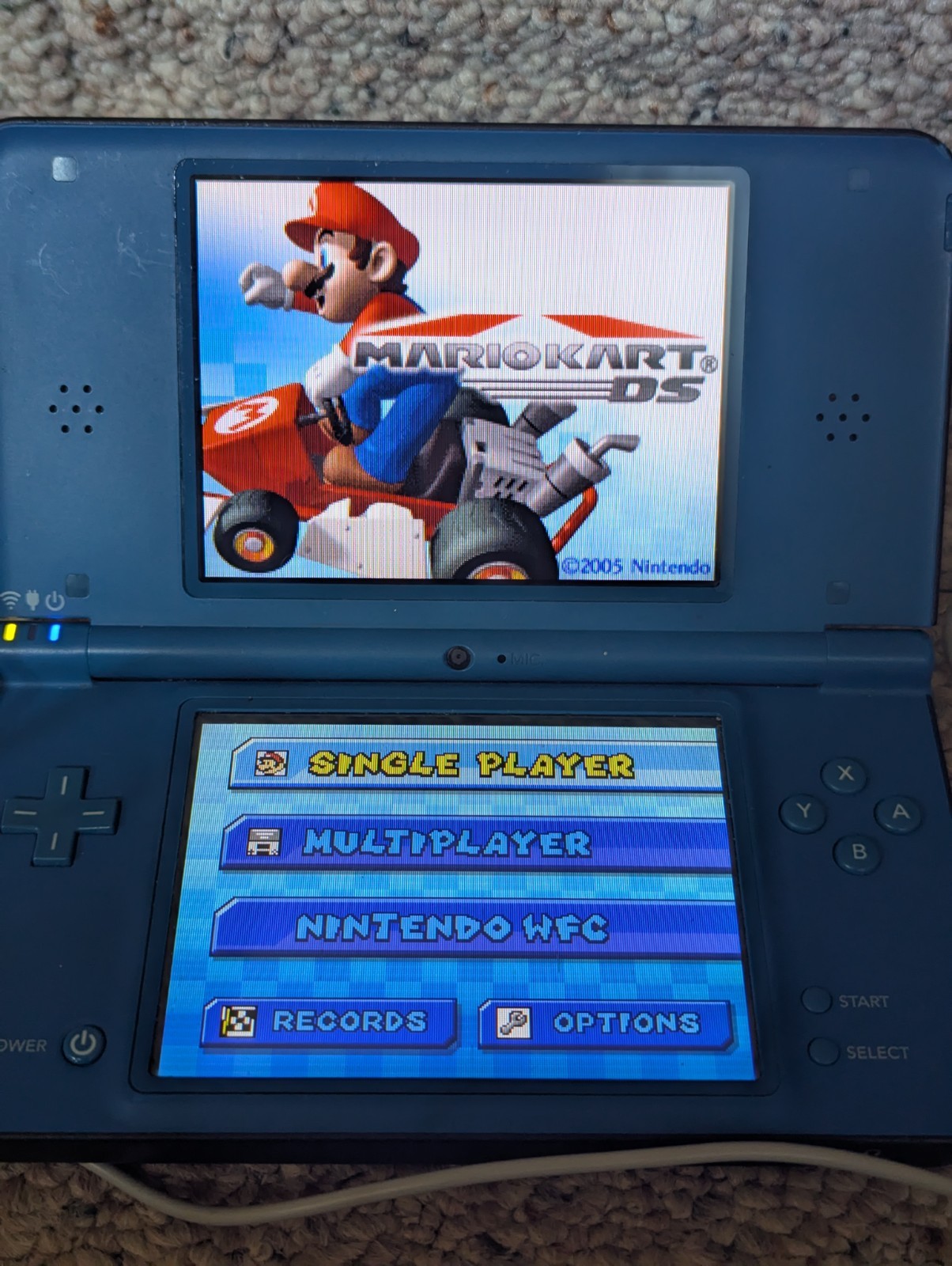 Nintendo DSi XL Handheld Console Blue w/ Game Shown – Fully Tested