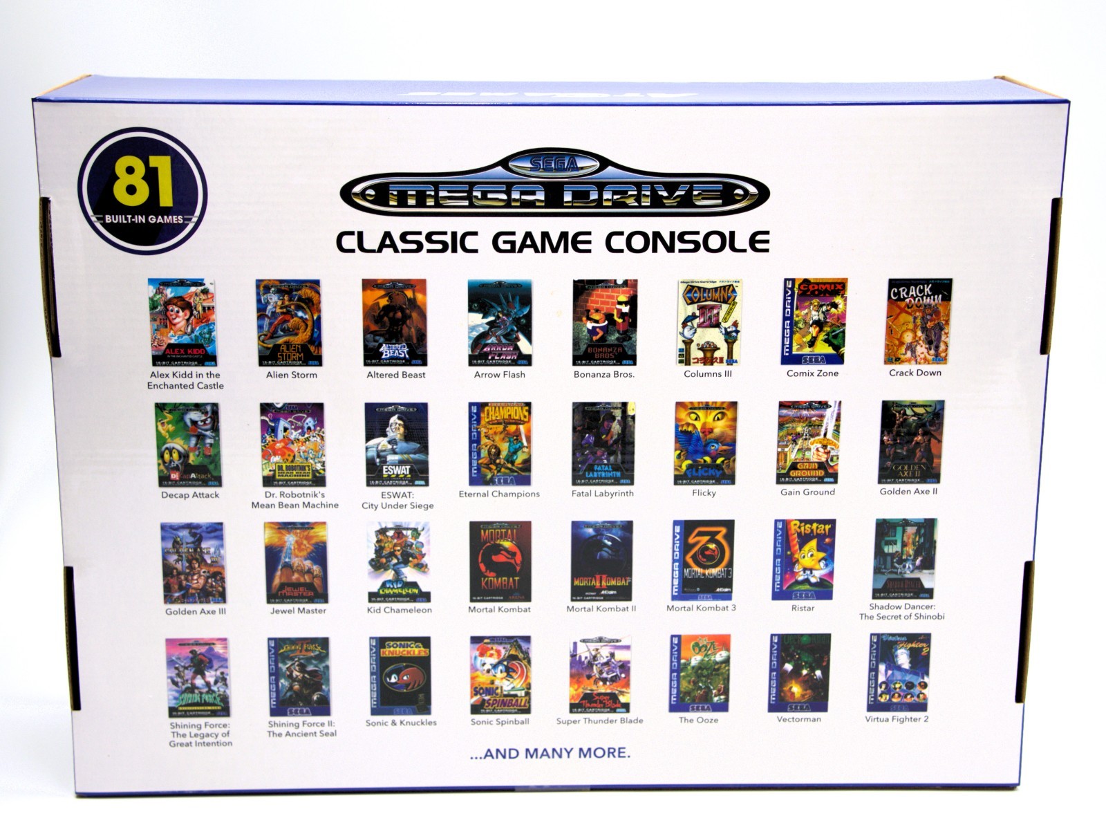 SEGA Genesis Classic Game Console 81 Games -Sonic – Mortal Kombat – New Sealed