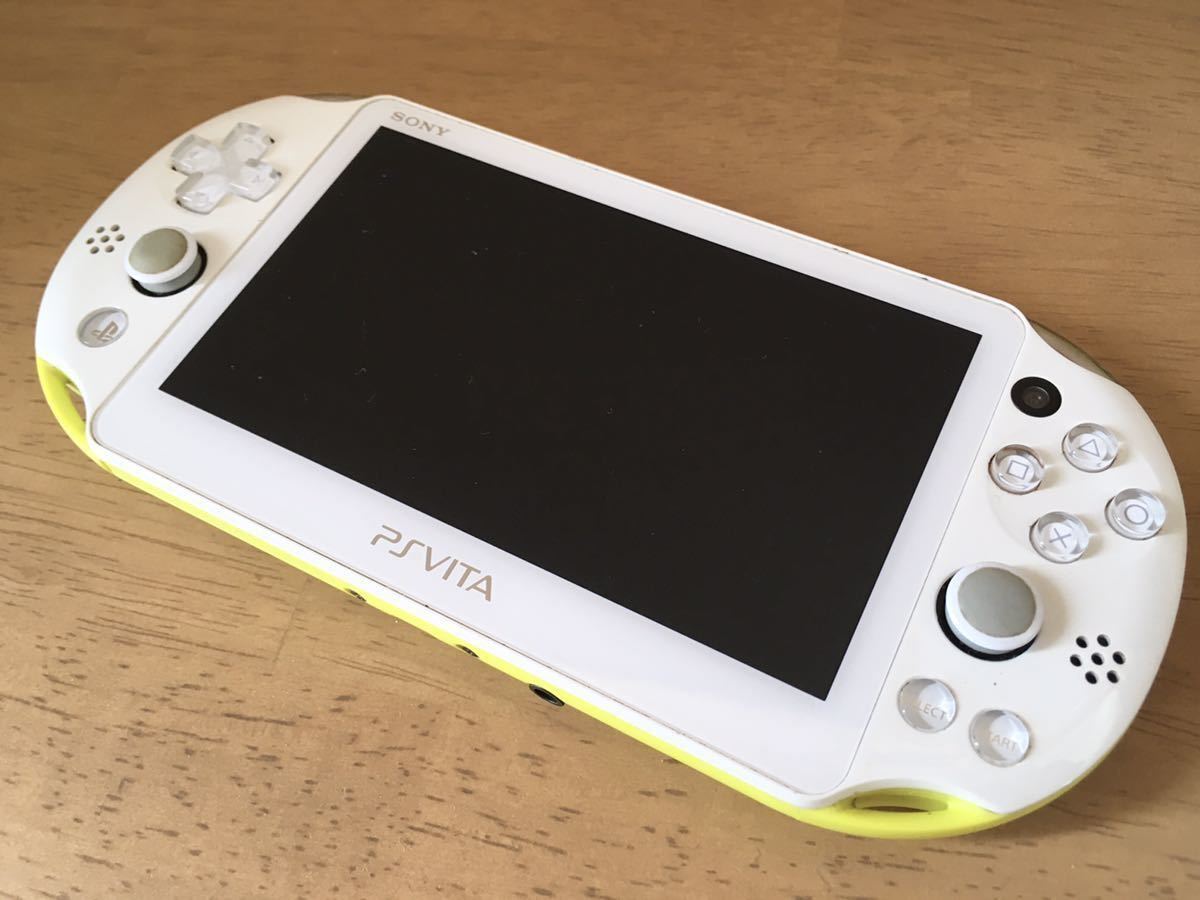 PS Vita Console Lime green / white PCH-2000ZA13 Slim