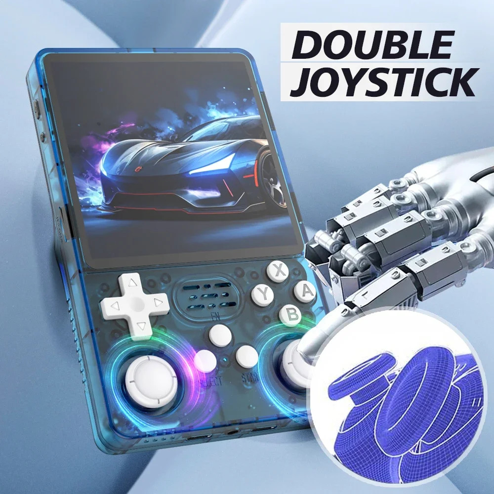 R36Plus Big Screen Linux OS Retro Game Console R36S plus 4.0Inch IPS Screen Wifi