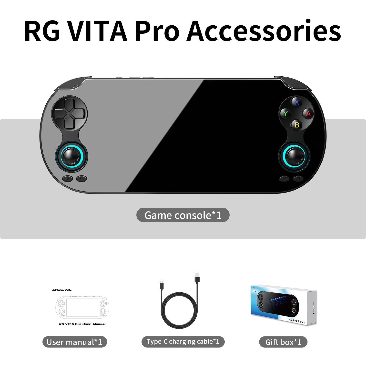 ANBERNIC RG VITA / RG VITA Pro Handheld Game Console Android Video Gaming Player