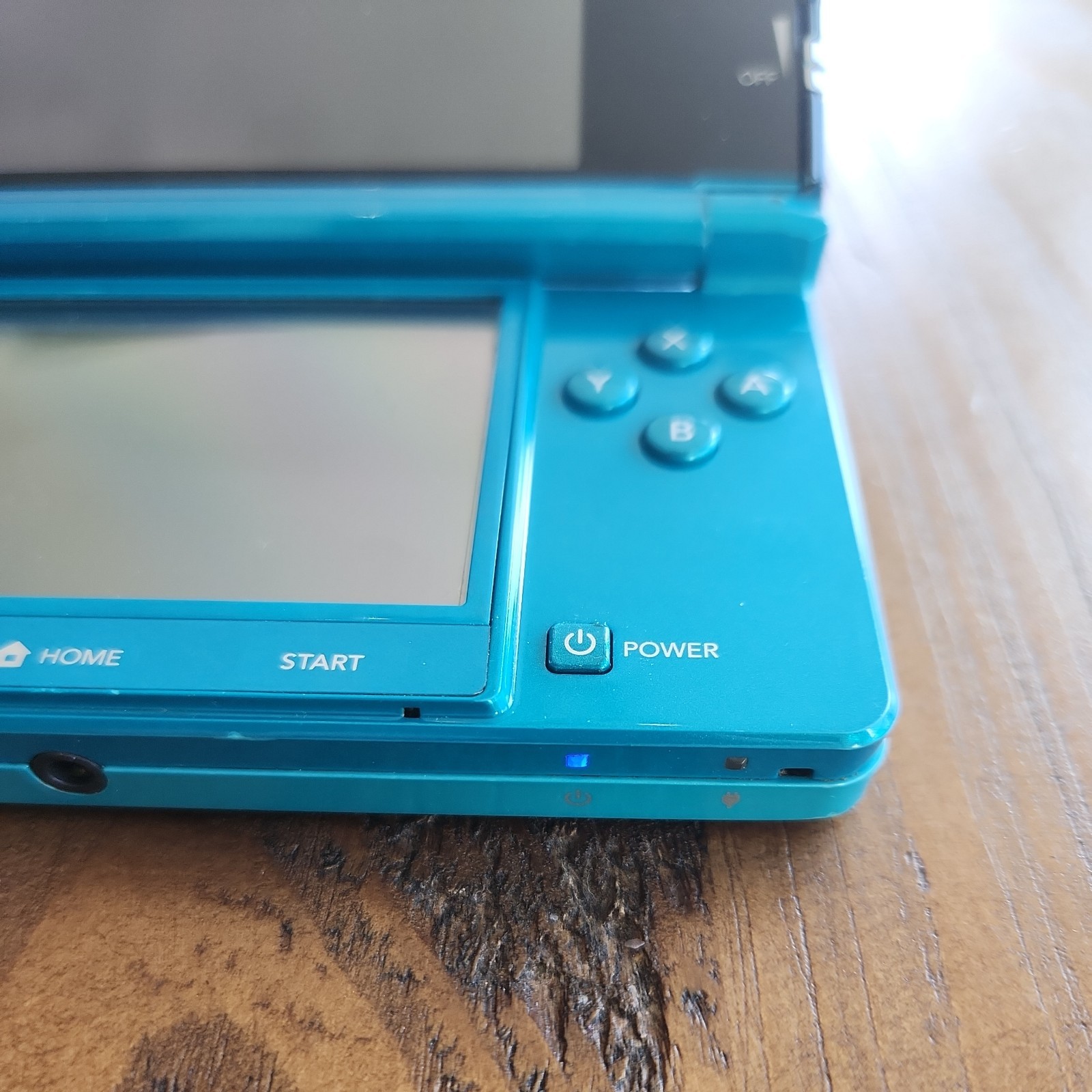 Nintendo 3DS CTR-001 USA Aqua Blue Console Tested Working Includes Stylus