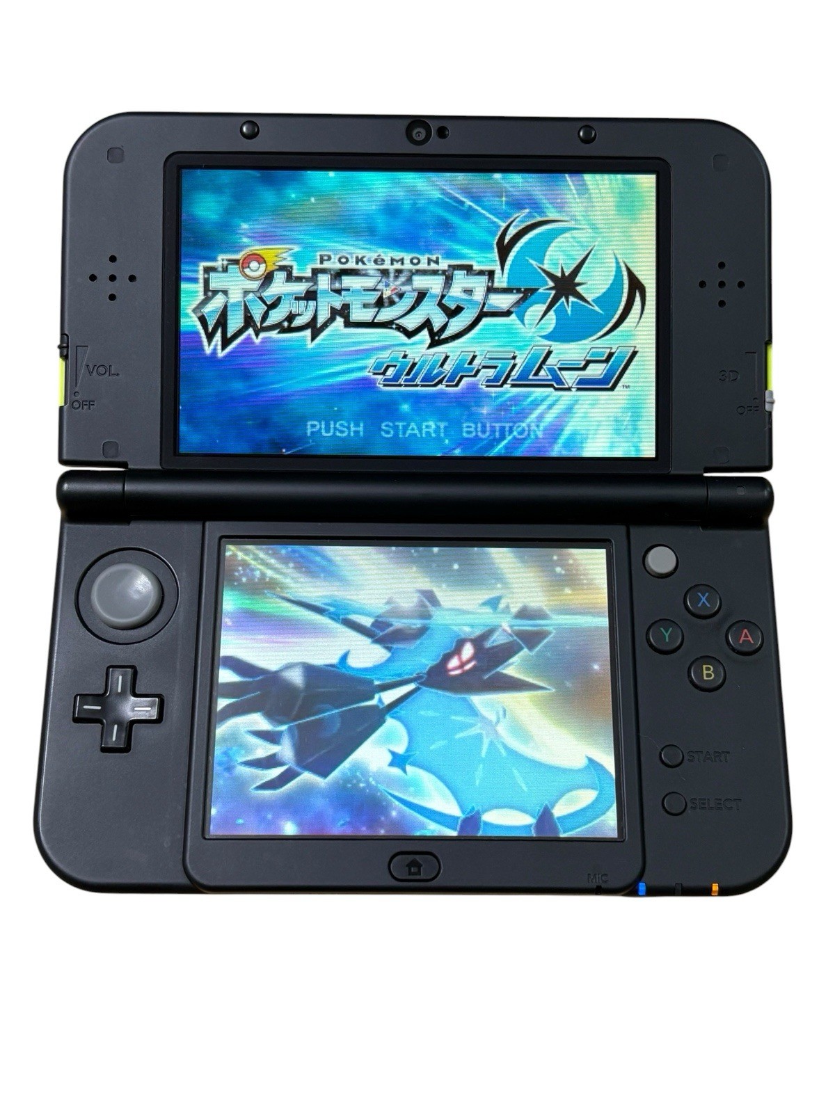 Nintendo New 3DS LL XL Lime Green Black Console Tested Working Japan Import