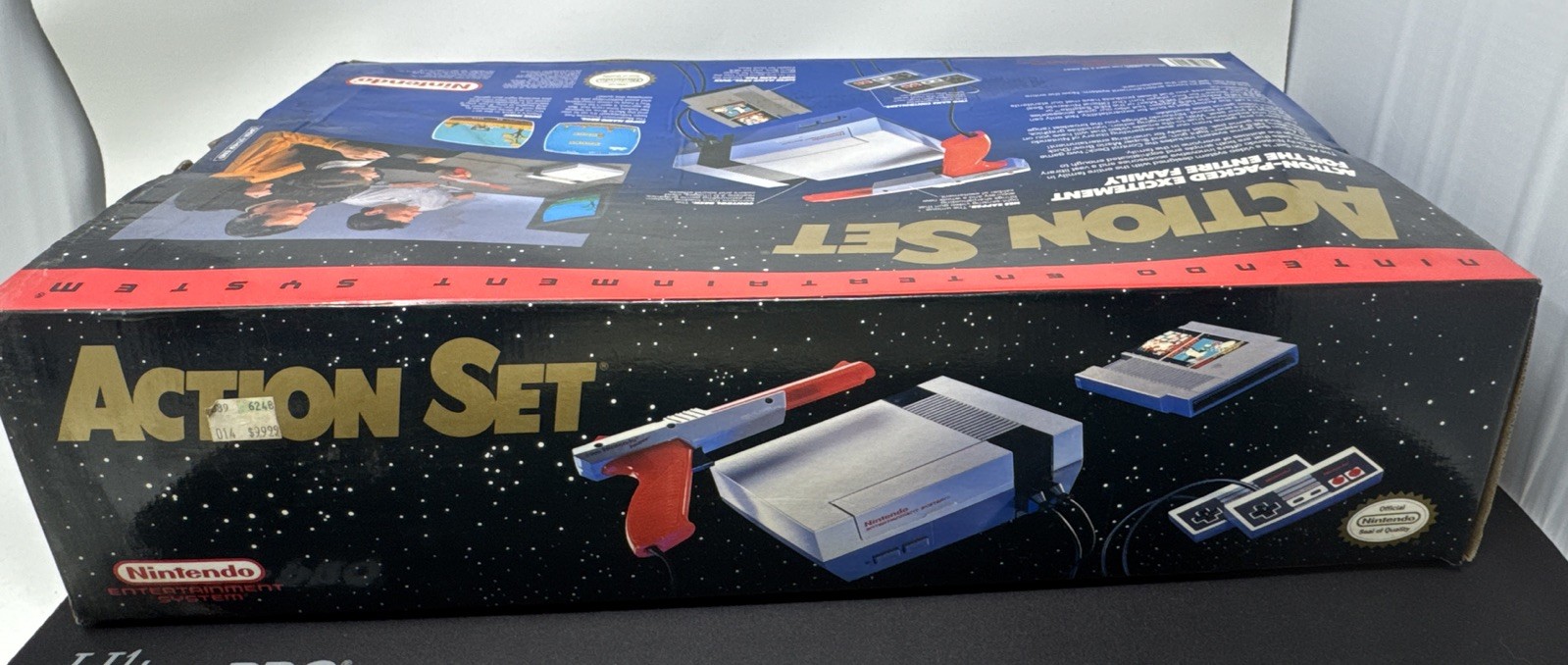 Nintendo NES Action SetConsole Empty Box, Poster, Manual, Inserts ONLY *READ*