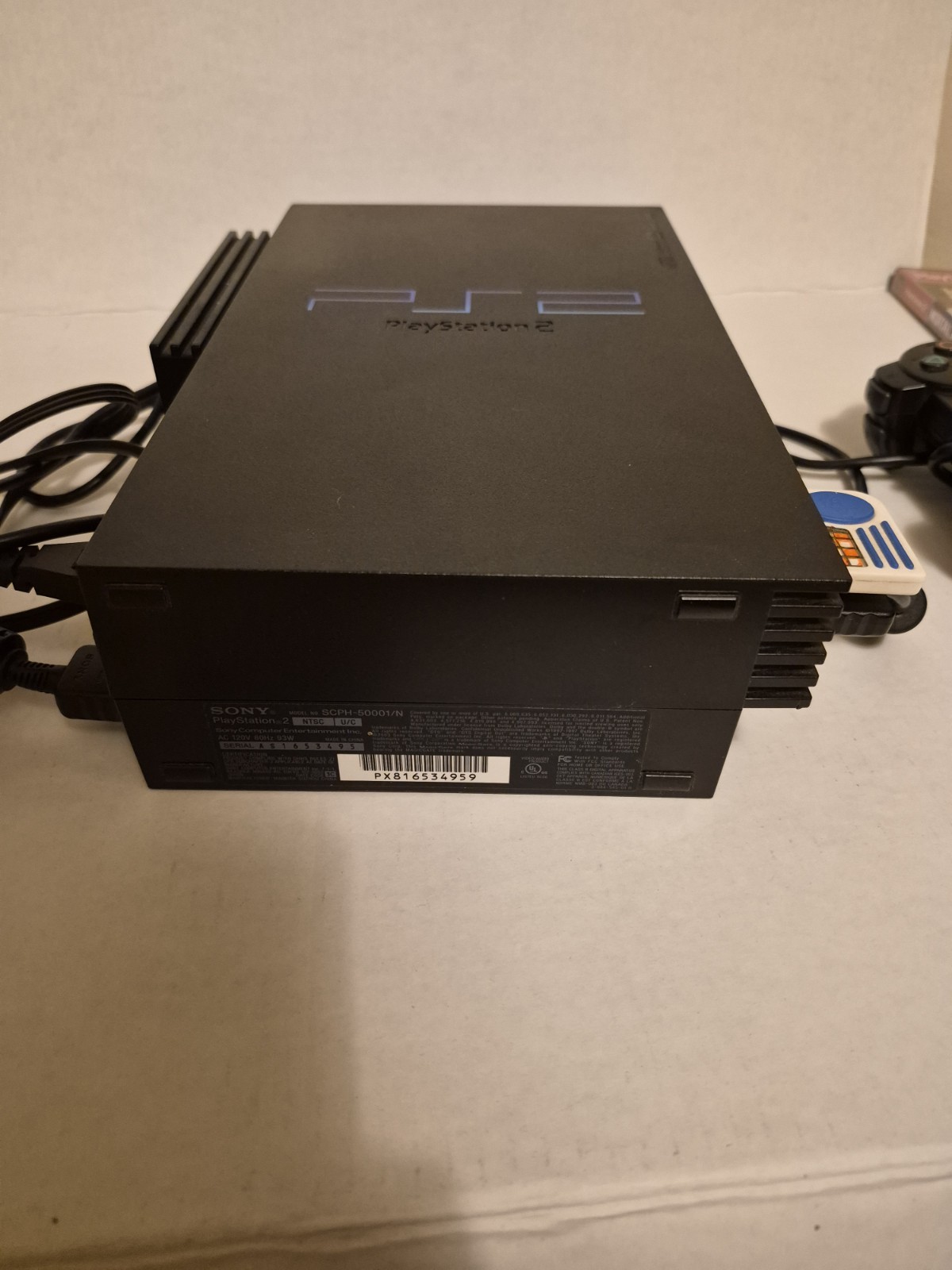 Sony PlayStation 2 PS2 Fat Console Bundle Scph-50001 Tested Read