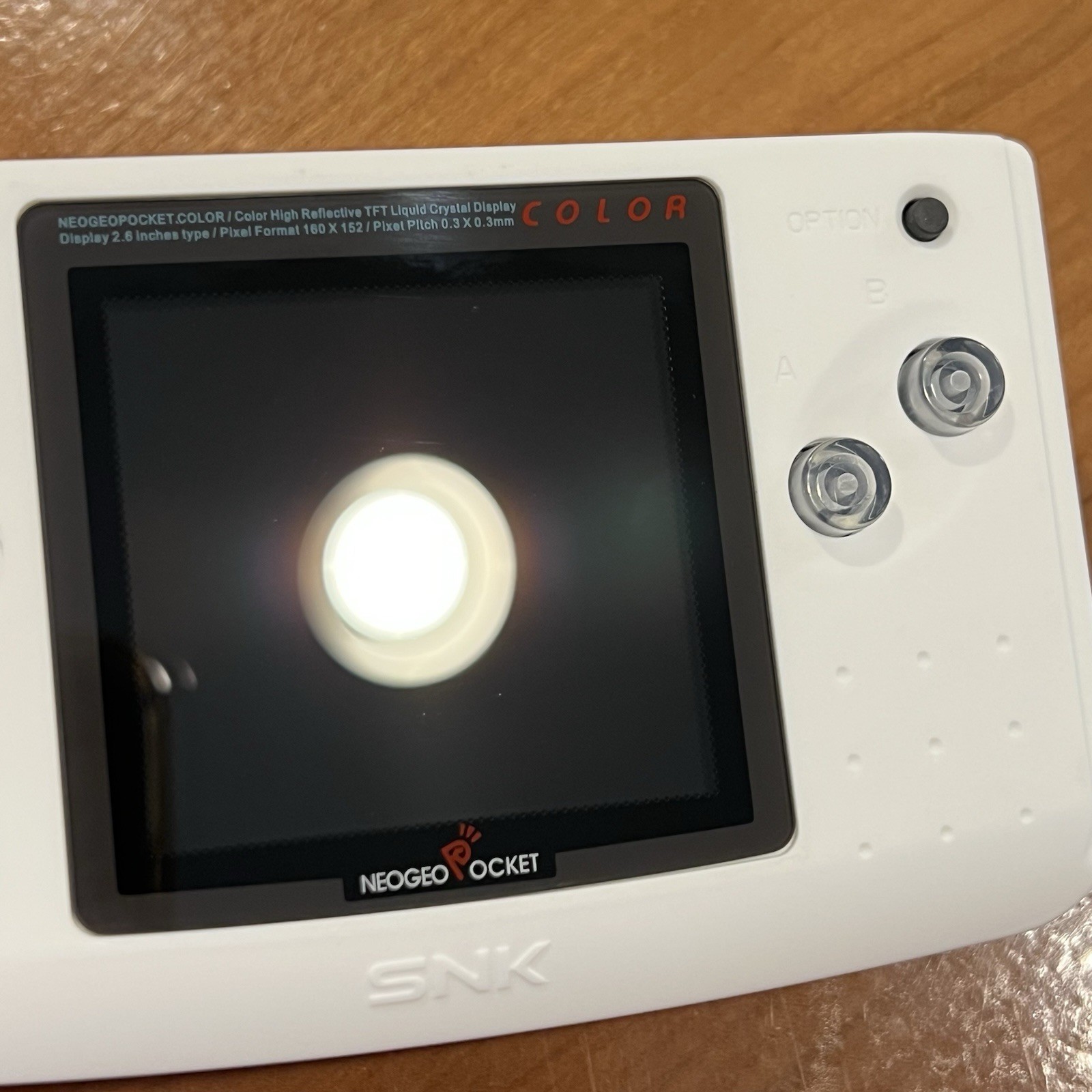 WHITE Neo Geo Pocket Color – Full Size IPS Q5 OSD (New Shell)