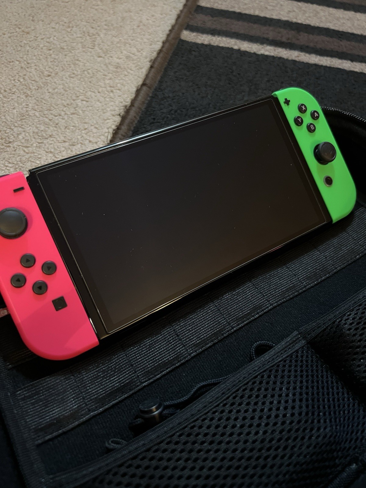 Nintendo Switch OLED Bundle Flawless Animal Crossing Super Mario LOADED w/EXTRAS