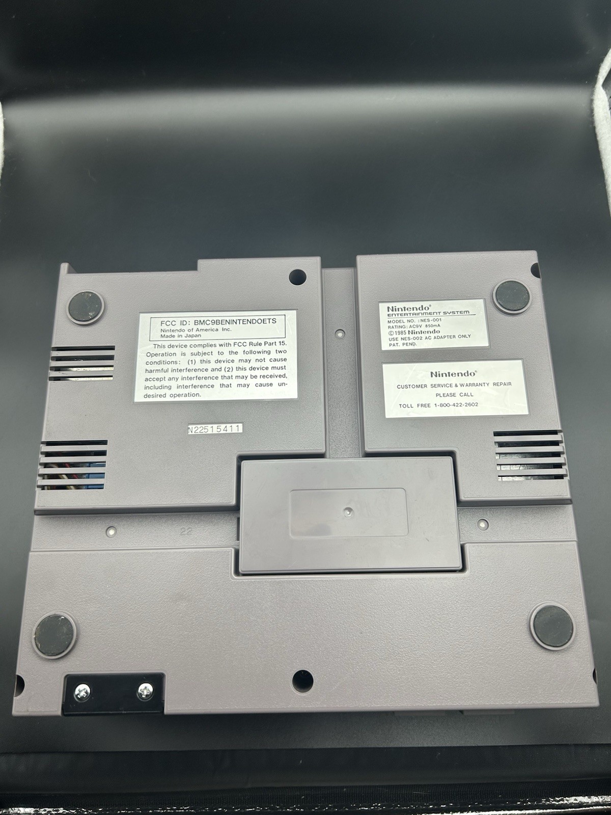 Nintendo Entertainment System NES and MARIO/DUCK-HUNT TESTED with Controller