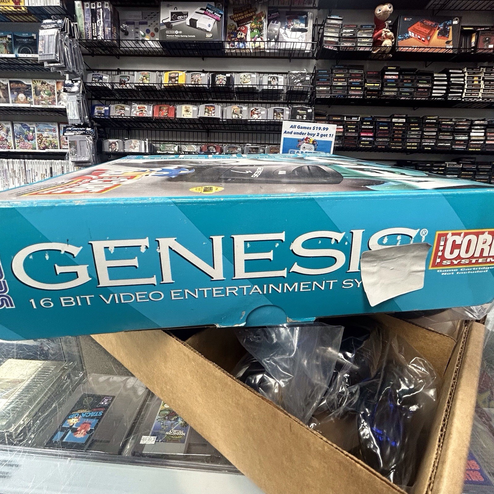 SEGA GENESIS MODEL 3 CONSOLE Open Box Never Played!