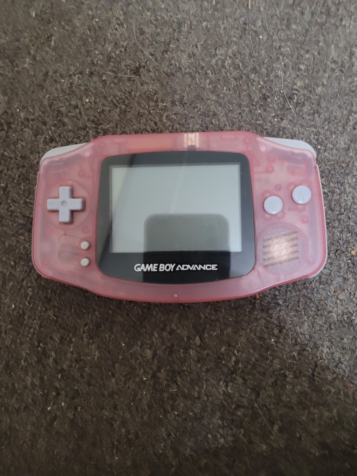 Nintendo Game Boy Advance AGB-001 Handheld System Fuchsia Pink, Tested