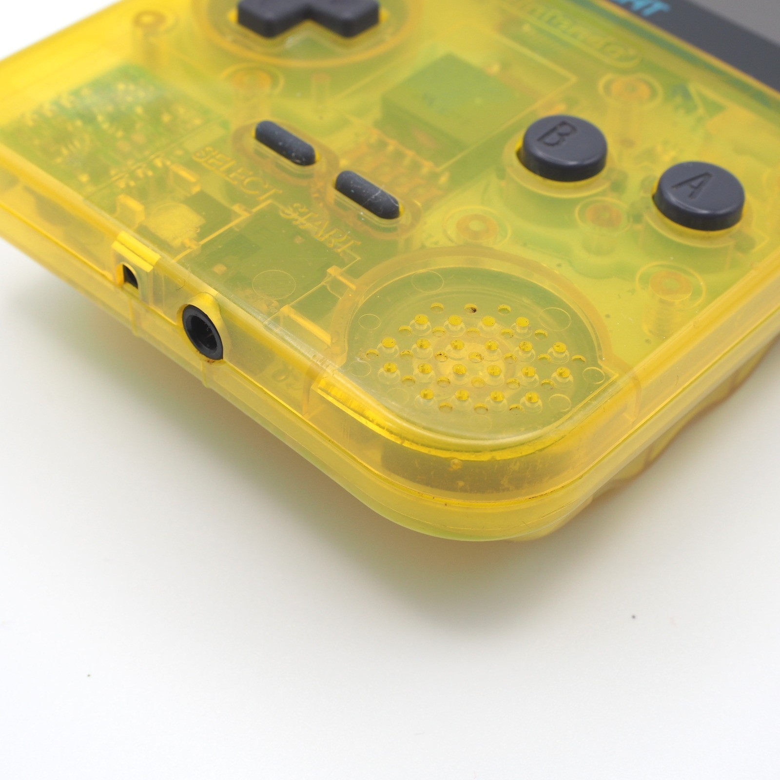 OEM Nintendo Game Boy Light Toys R Us Edition Clear Yellow MGB-101 TESTED #1[EX]