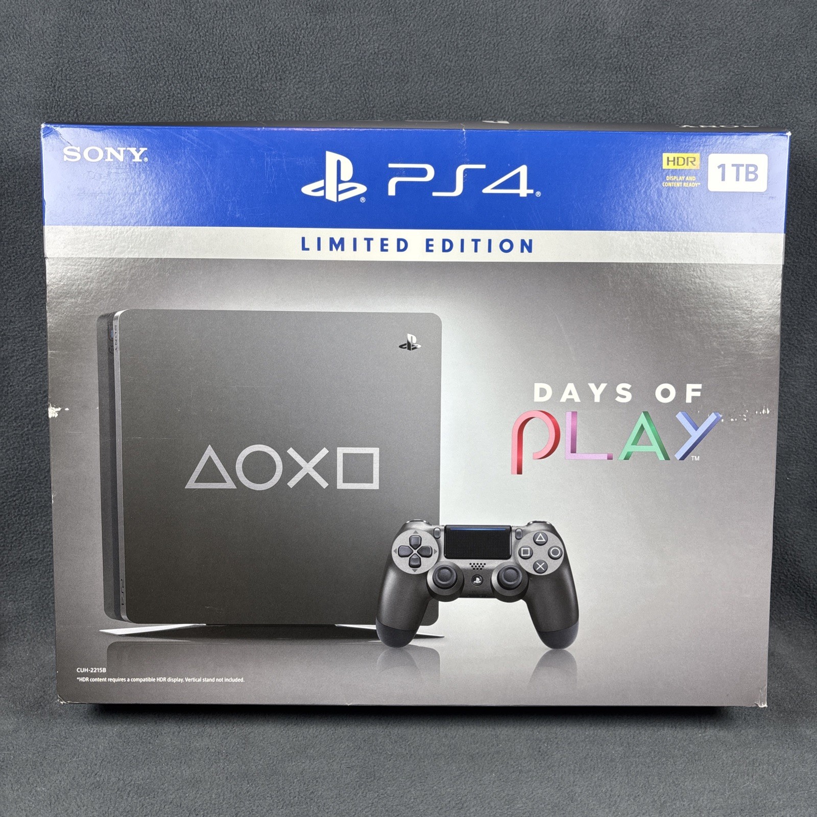 PlayStation 4 – PS4 Slim Days of Play Limited Edition 1TB Console – Complete/CIB