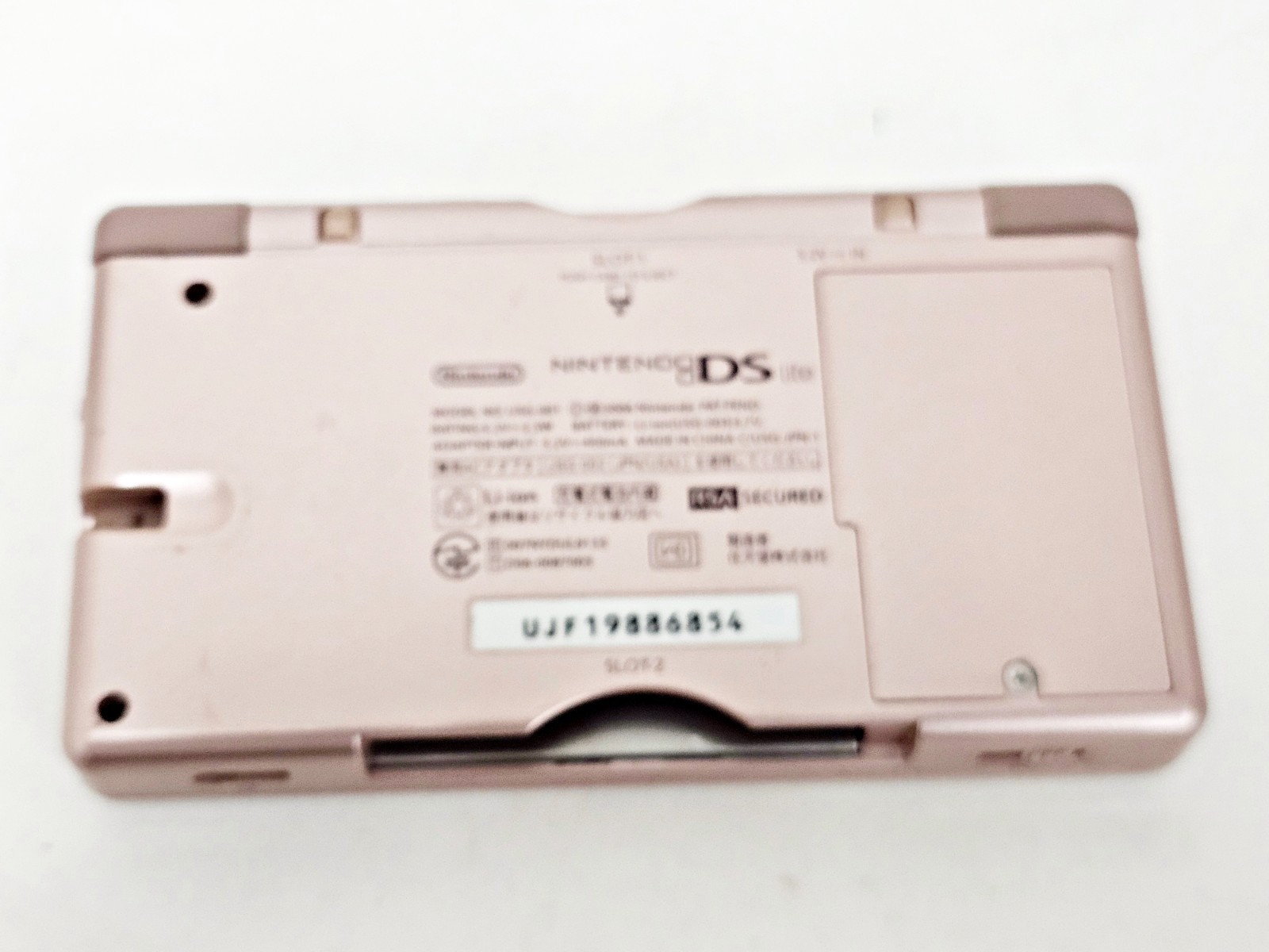 Nintendo DS Lite Console Metallic Rose JUNK 854