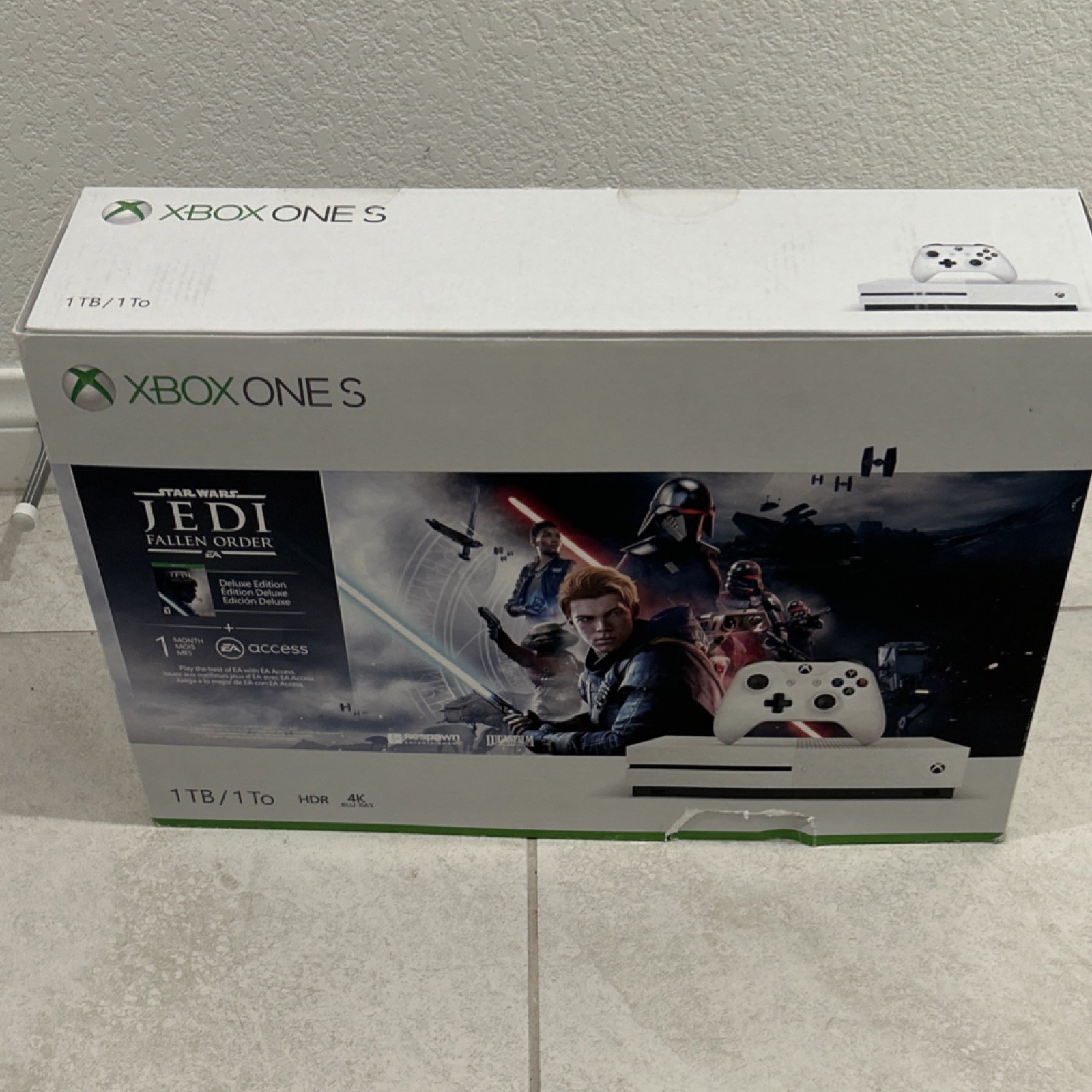 *New in Box/Factory Sealed* Xbox One S 1TB Console Bundle: Jedi Fallen Order