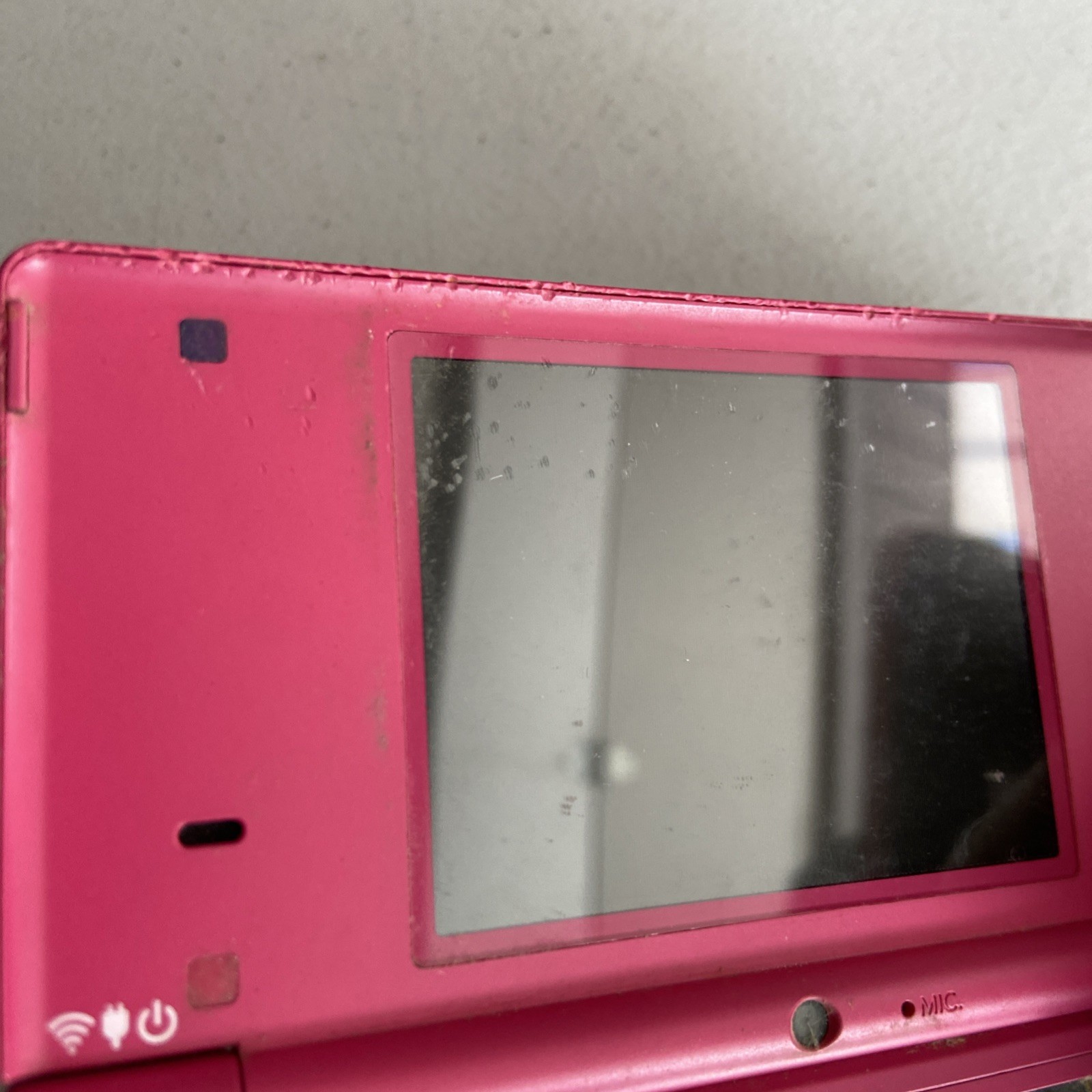 Nintendo DSi Console Only Pink 2008 Untested Parts Or Repair