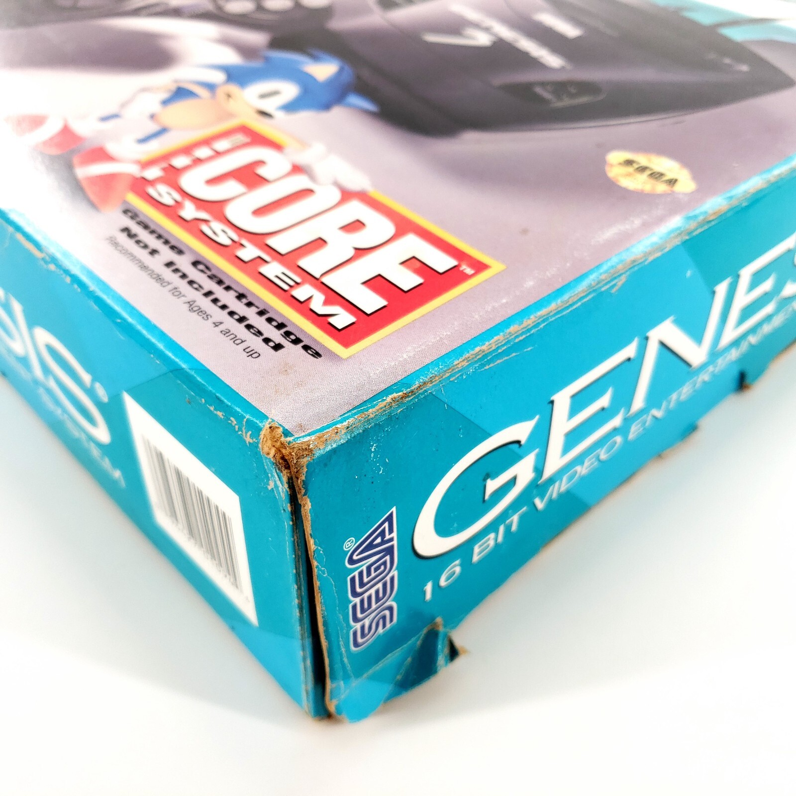 Sega Genesis 3 Core System Bundle Black w/ Box, 2 Games, Cables Tested & Works