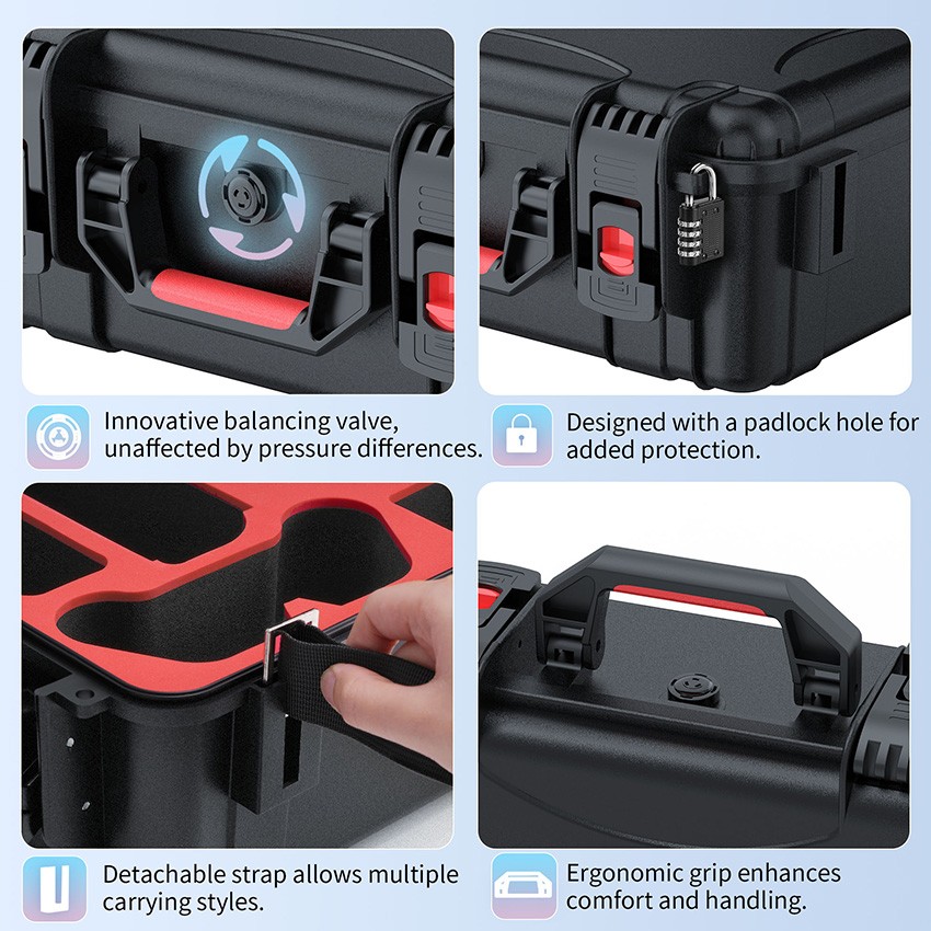 13040147 Hard Carrying Case ABS Waterproof Box For Switch 2 Component