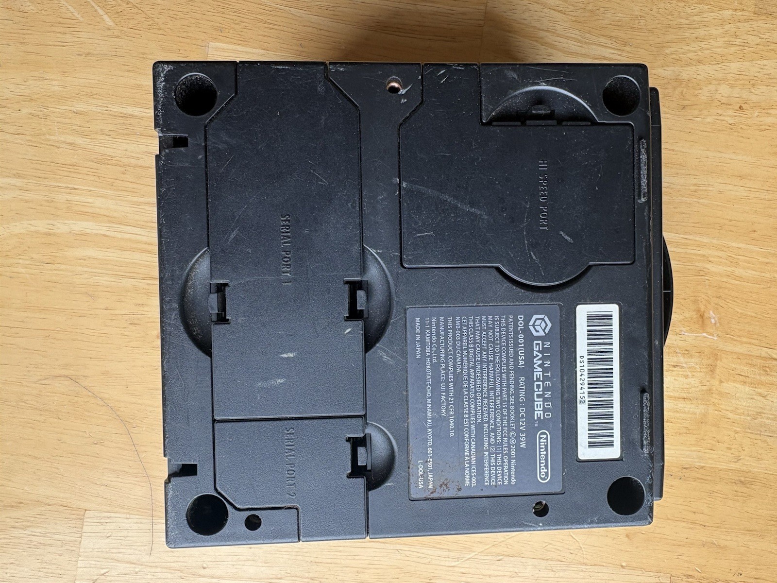 Nintendo GameCube Console Black DOL-001 For Parts / Repair – Untested