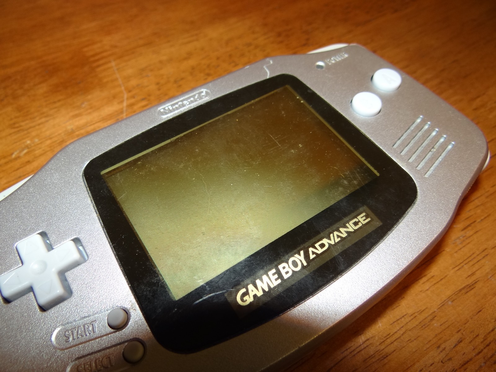 Nintendo Game Boy Advance AGB-001 Silver Handheld Console OEM – Tested Working