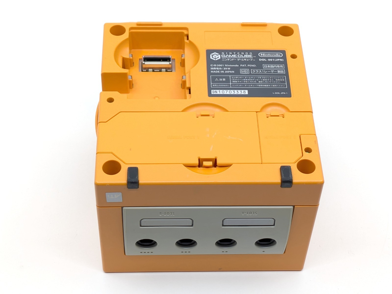 Nintendo GameCube Orange DOL-001 Console Complete Set Tested NTSC-U/C