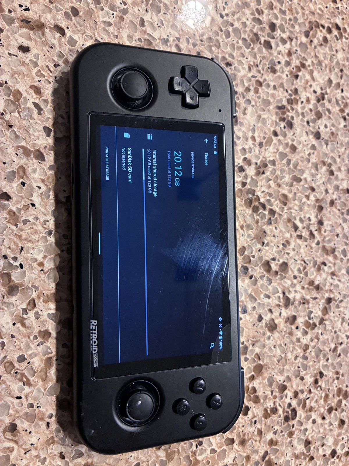 Retroid Pocket 3 Plus Handheld Gaming System (Black) with Carrying Case