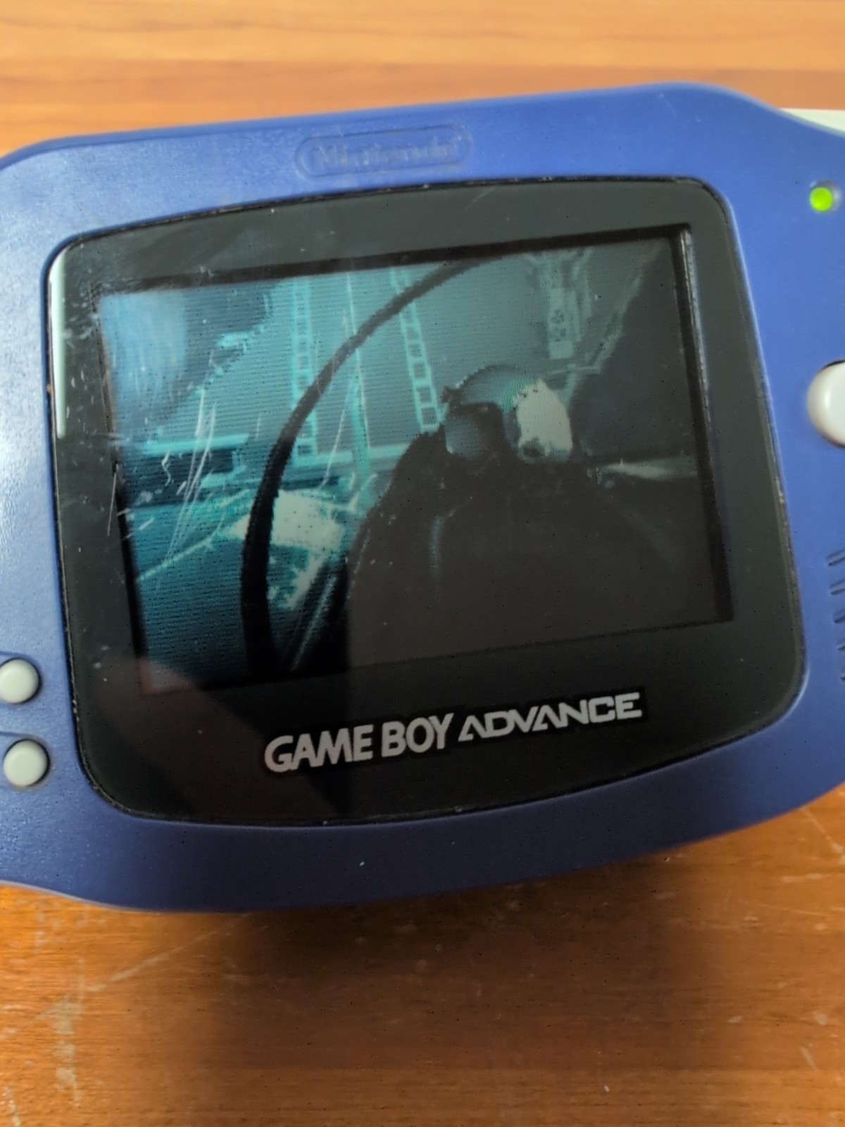 Nintendo Game Boy Advance Handheld System GBA Indigo Tested F-14 Cartridge Game
