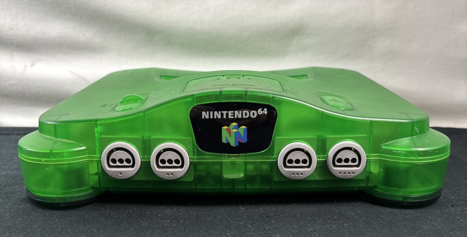 Nintendo 64 (N64) Console – Jungle Green W/ Blue Controller, Expansion & DK64