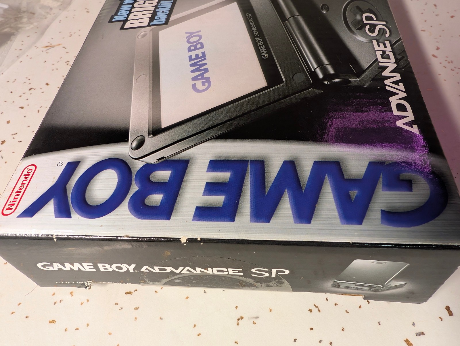 Nintendo Game Boy Advance SP ORIGINAL BOX with INSERT & MANUAL ONLY