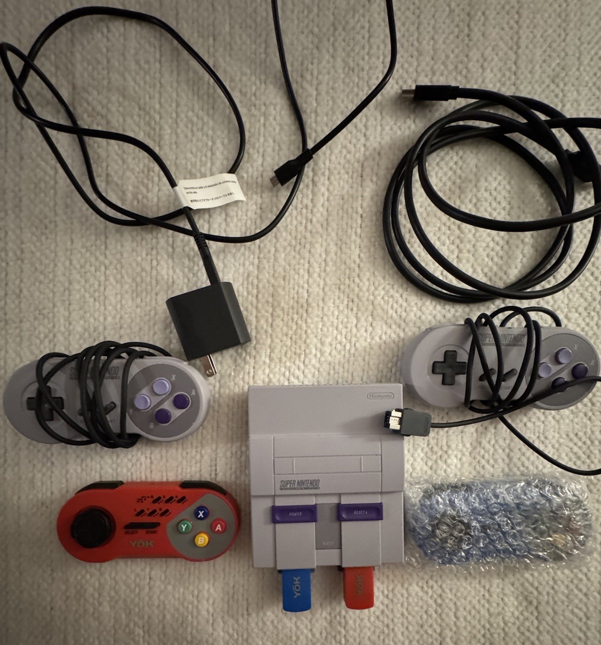 Nintendo Super NES Classic Mini Edition CLV-201 HDMI w/ 4 Controllers