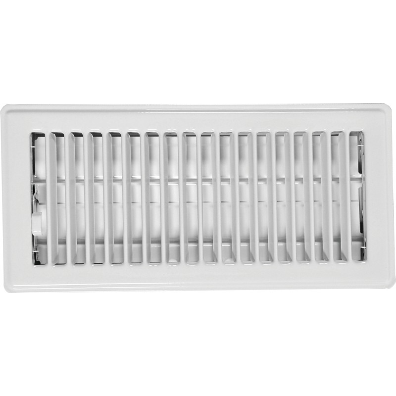 Imperial RG0247 Standard Floor Register, 9-3/4 in W Duct Opening, 3-3/4 in H Duc
