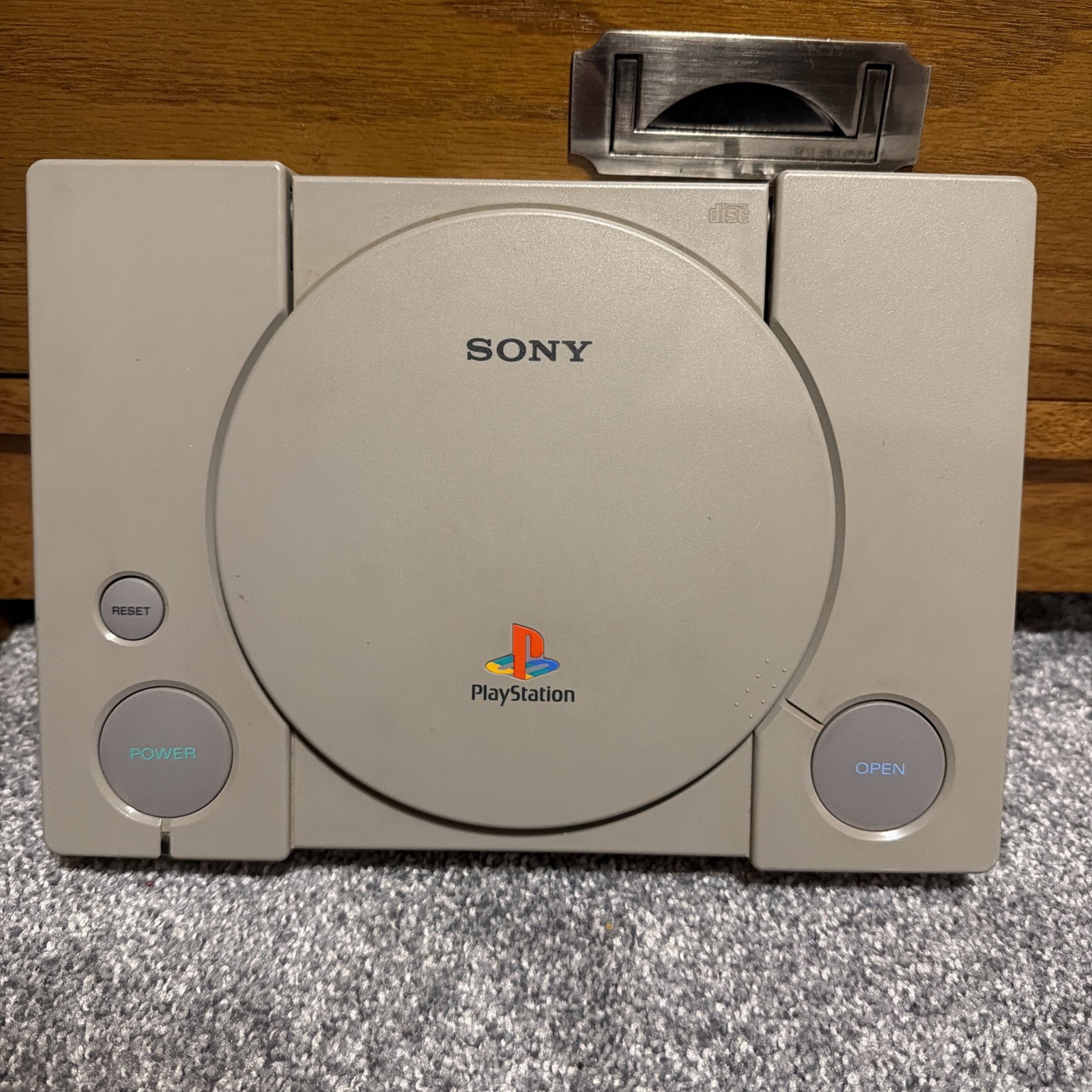Sony PlayStation 1 Gray Composite SCPH-7501 Console Tested Works