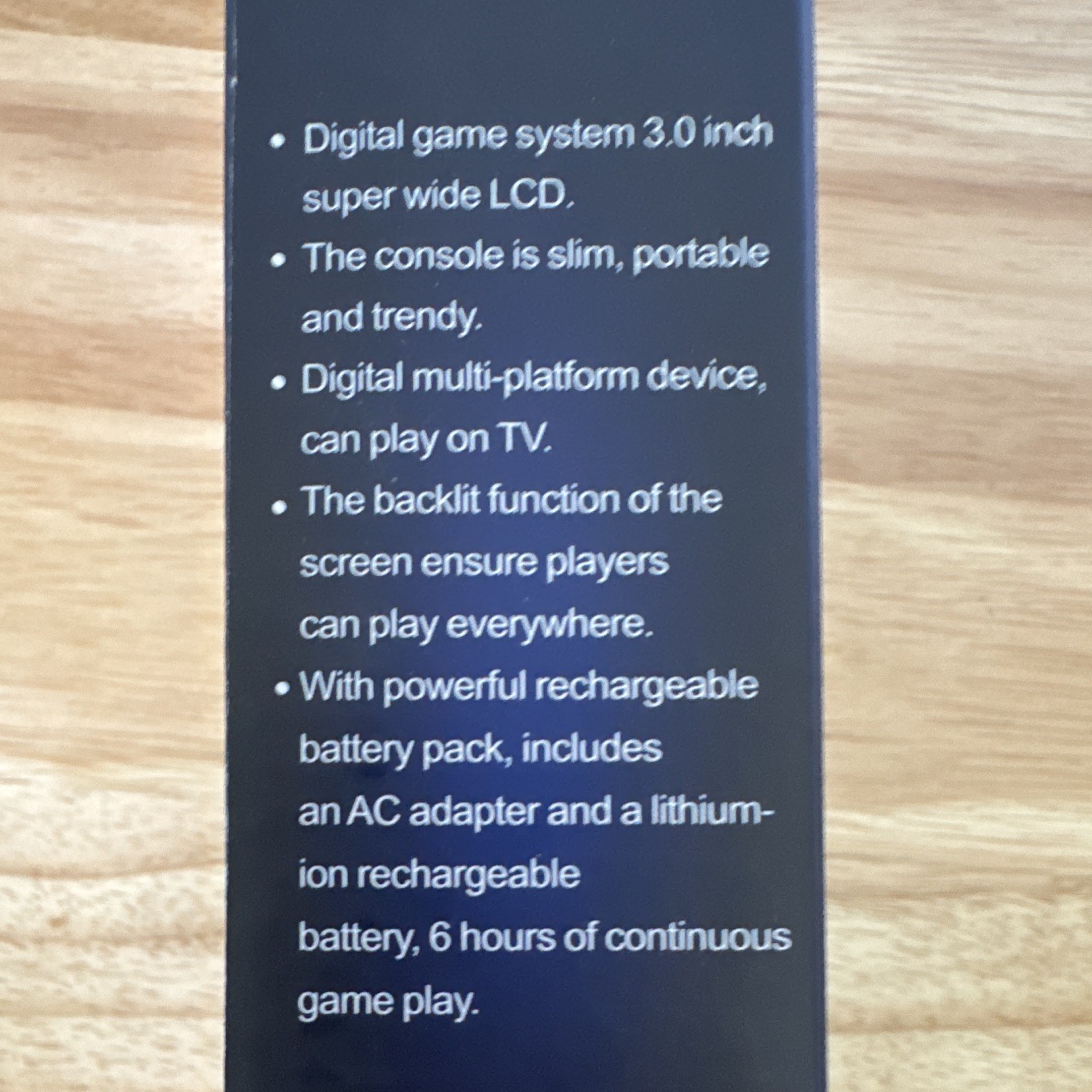 Game Box Plus Handheld Game Console 3.0″ Backlit LCD 400+ games Rechargeable RCA
