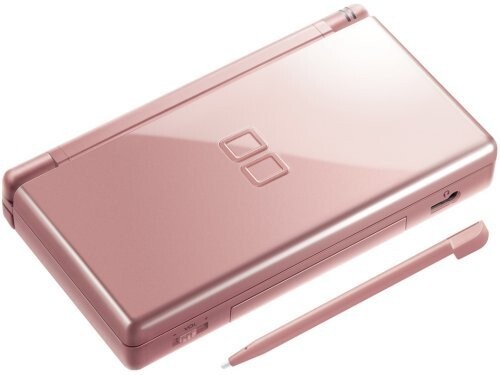 Nitendo® DS Lite Rare Asian Release + Extra Battery! – Metallic Rose