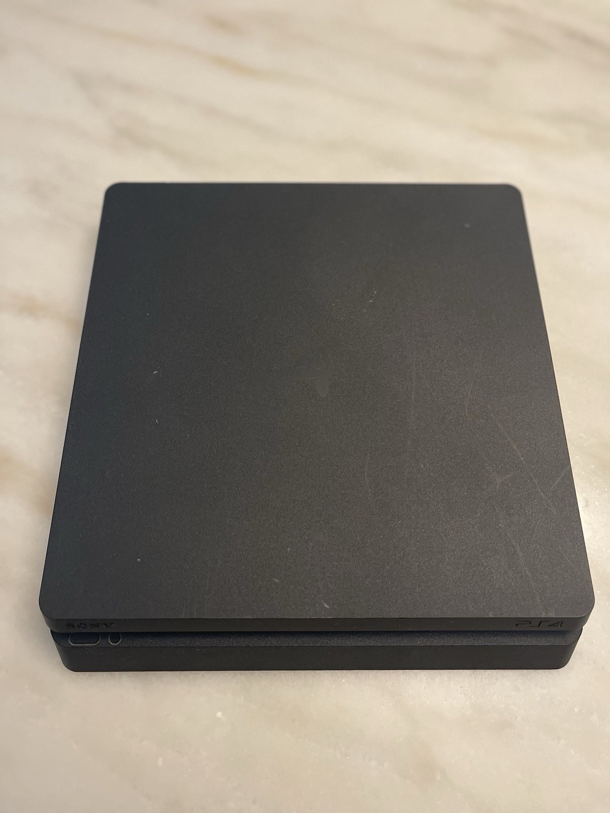 Sony PS4 Slim 1TB Black Console Bundle – Tested – Includes Controller & Cables