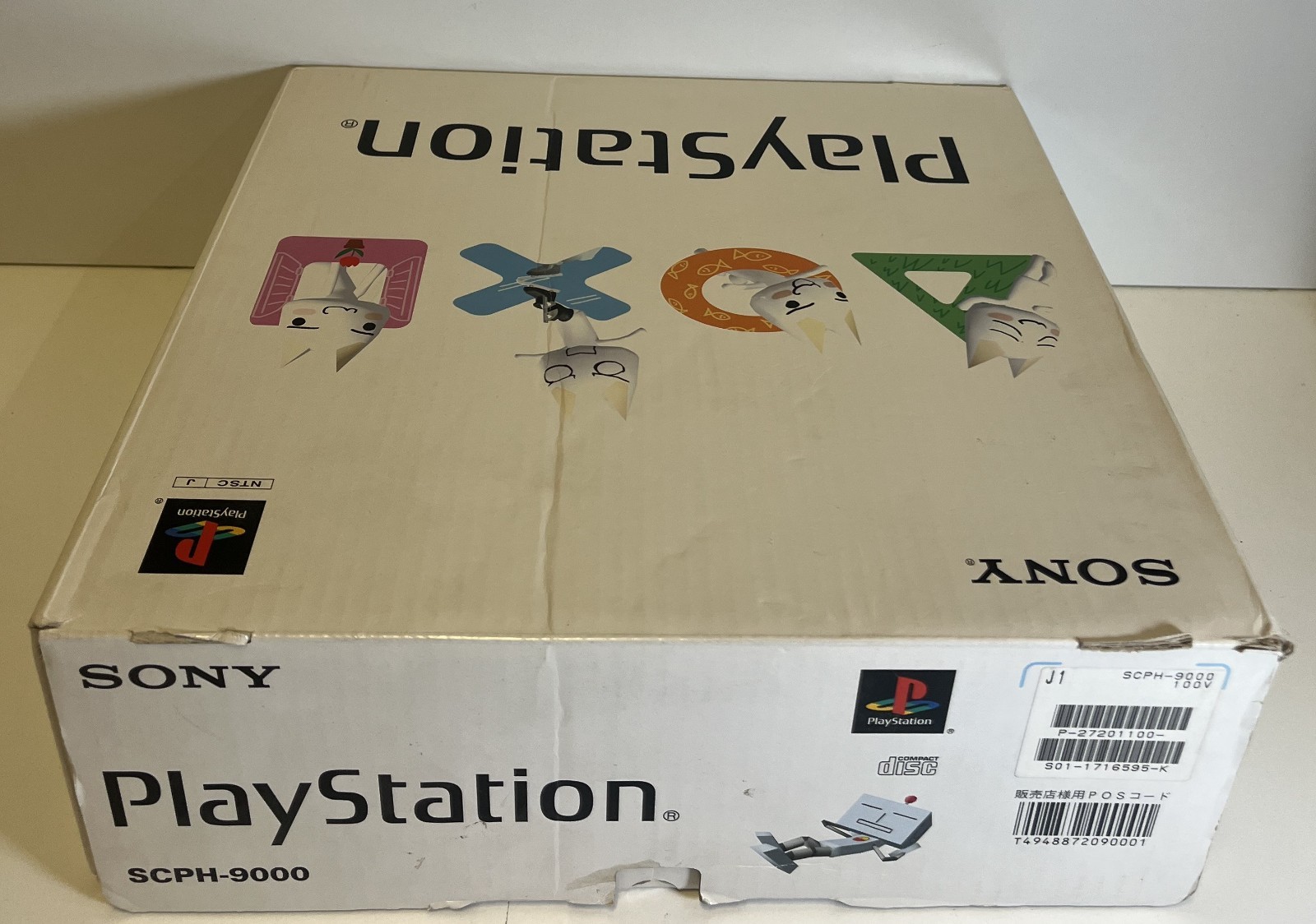 PLAYSTATION CONSOLE SCPH-9000 DUAL SHOCK TESTED NTSC JAPAN BOXED VERSION 1997