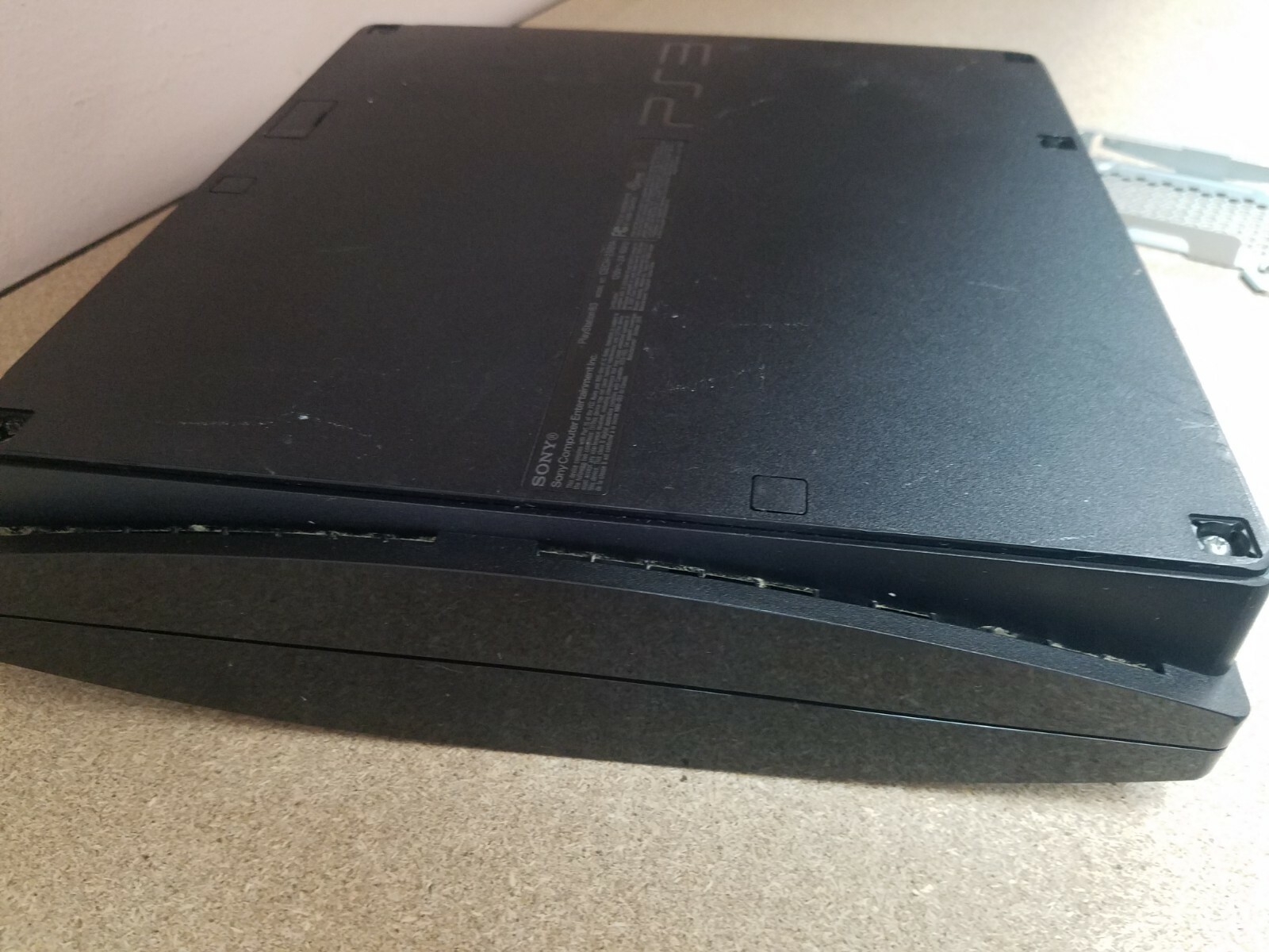 Sony PlayStation 3 Slim Launch Edition 0GB Charcoal Black Console
