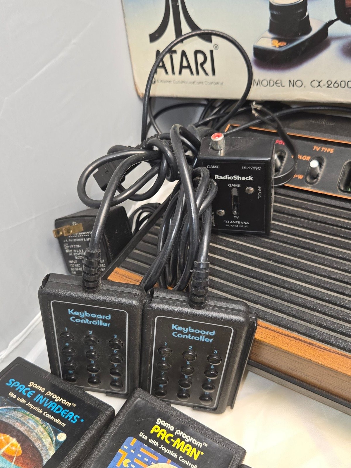 Vintage Atari 2600 Video Computer System CX-2600A Console with Original Box and